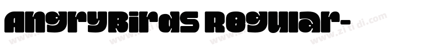 AngryBirds Regular字体转换